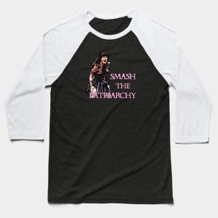 Xena Smash The Patriarchy Baseball T-Shirt